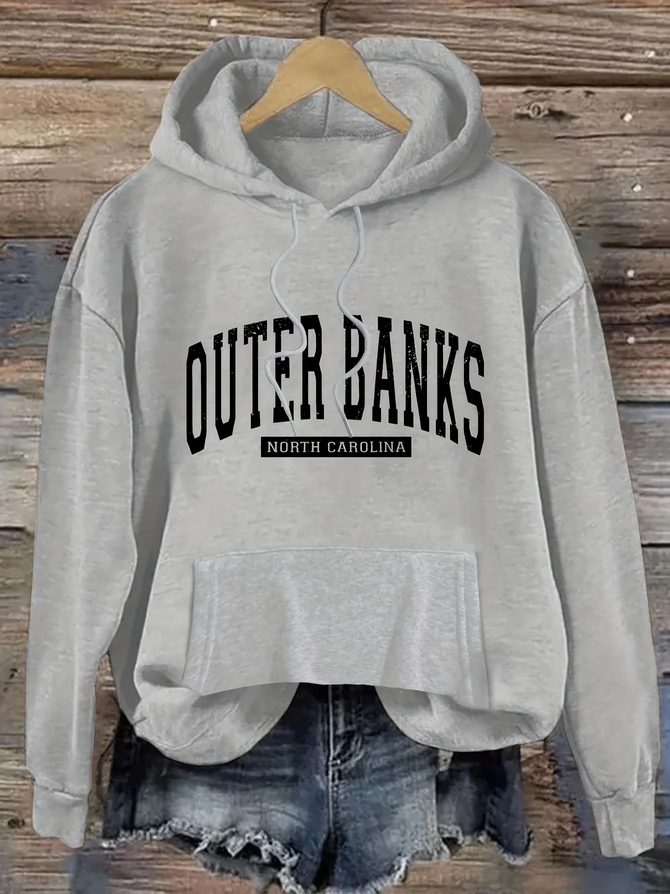 البنوك الخارجية الشمال عارضة هوديي للنساء الأبجدية طباعة مقنعين البلوز أزياء عارضة الهيب هوب البلوز المتناثرة للجنسين #3