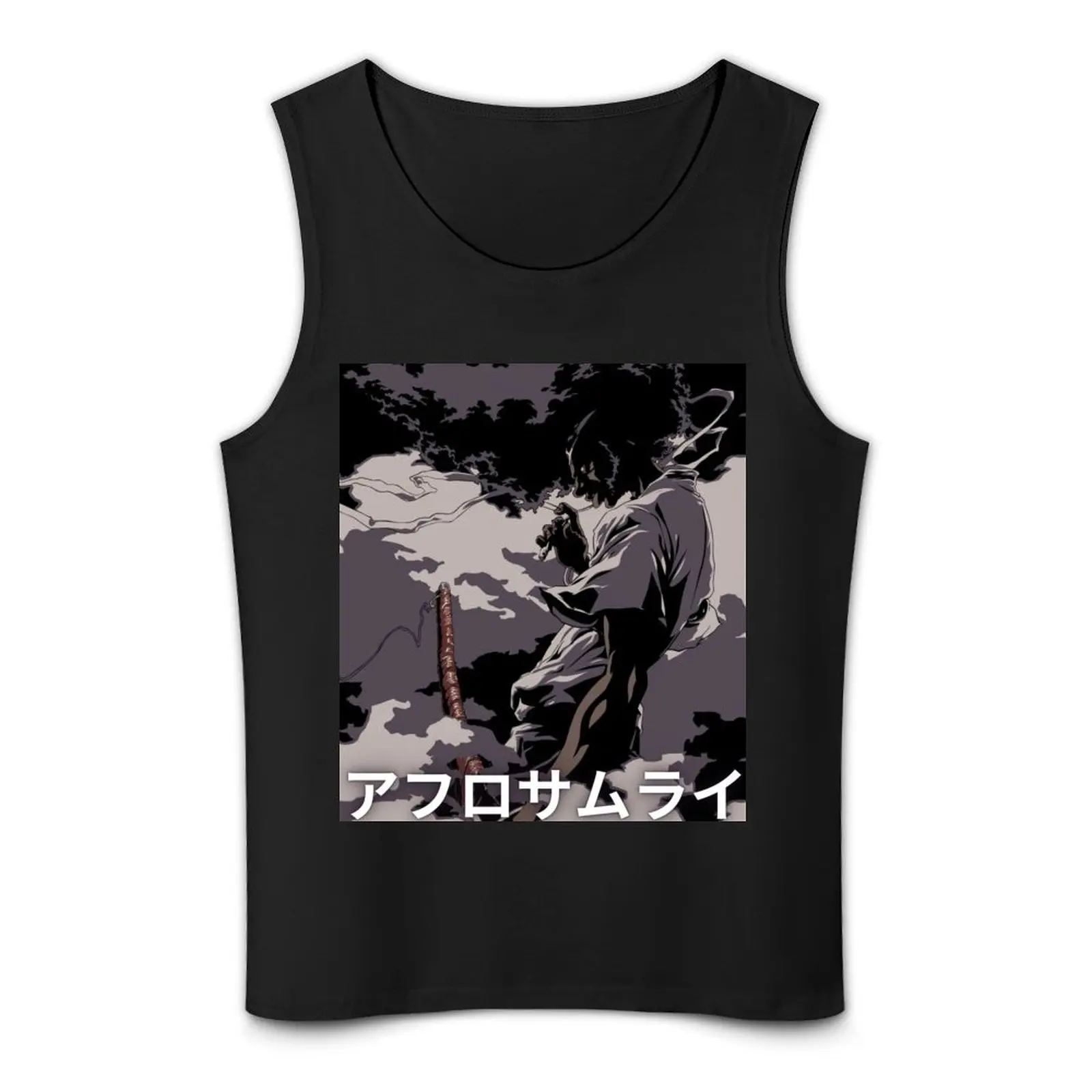 Afro samurai Tank Top Body man sleeveless Clothing sports suits image 4