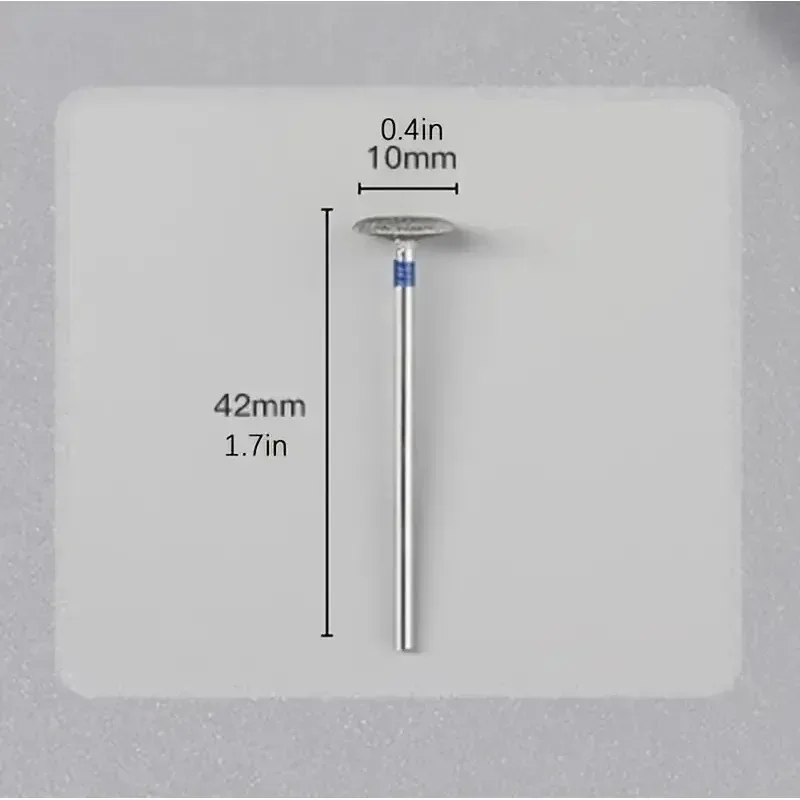 Cabeça de remoção diamante elétrica broca do prego disco moagem rebarbas t moinhos moedor cutícula cortador arte ferramentas polimento bits