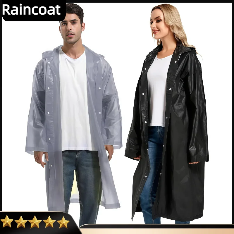 

Дождевик для взрослых, сумка для пеших прогулок, портативное пончо, плащ, аварийное противоподождевое пальто с капюшоном для мужчин и женщин, плащ