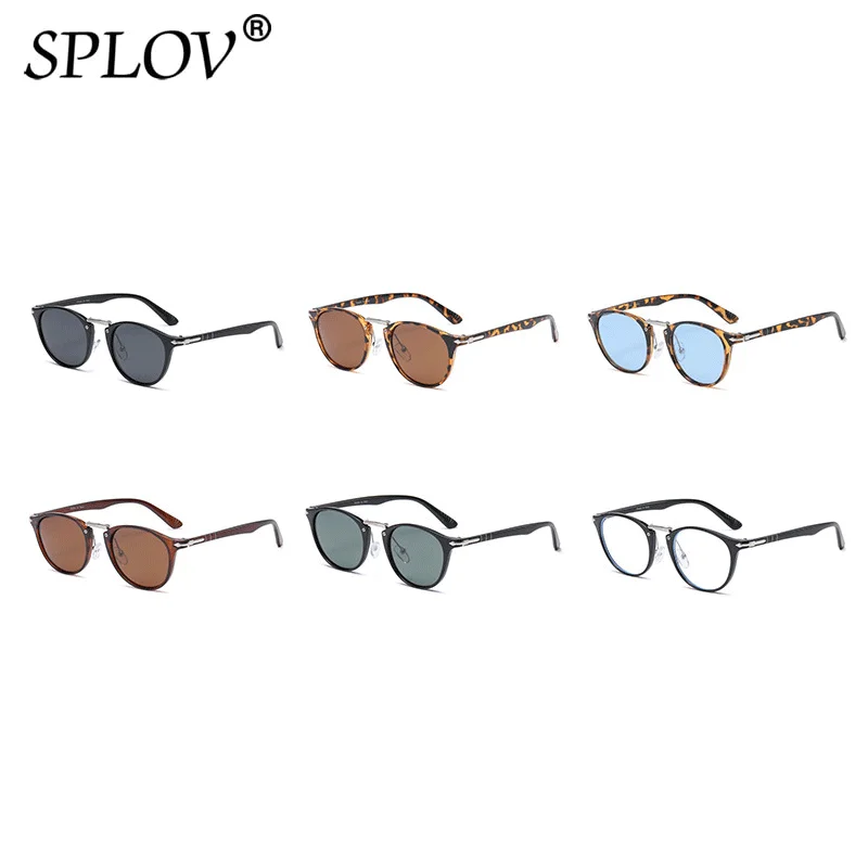 Luxury Polarized Sunglasses Women Men Driving Shades Brand Designer Vintage Round Sun Glasses Oculos De Sol UV400 Anti BlueLight