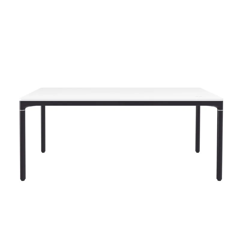 New smart office lifting table small round tube legs fashionable electric minimalist lifting computer table