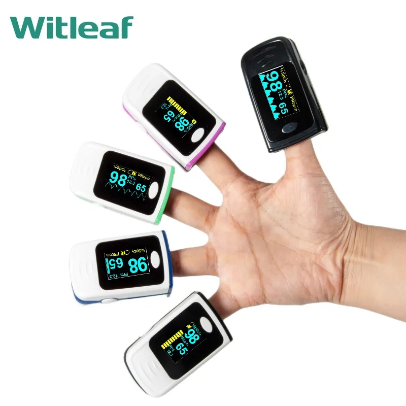 Witleaf Medical Oxysept Finger Pulse Oximeter OLED Portable Blood Oxygen Monitor Heart Rate Meter TFT Fingertip Oximetro De Dedo