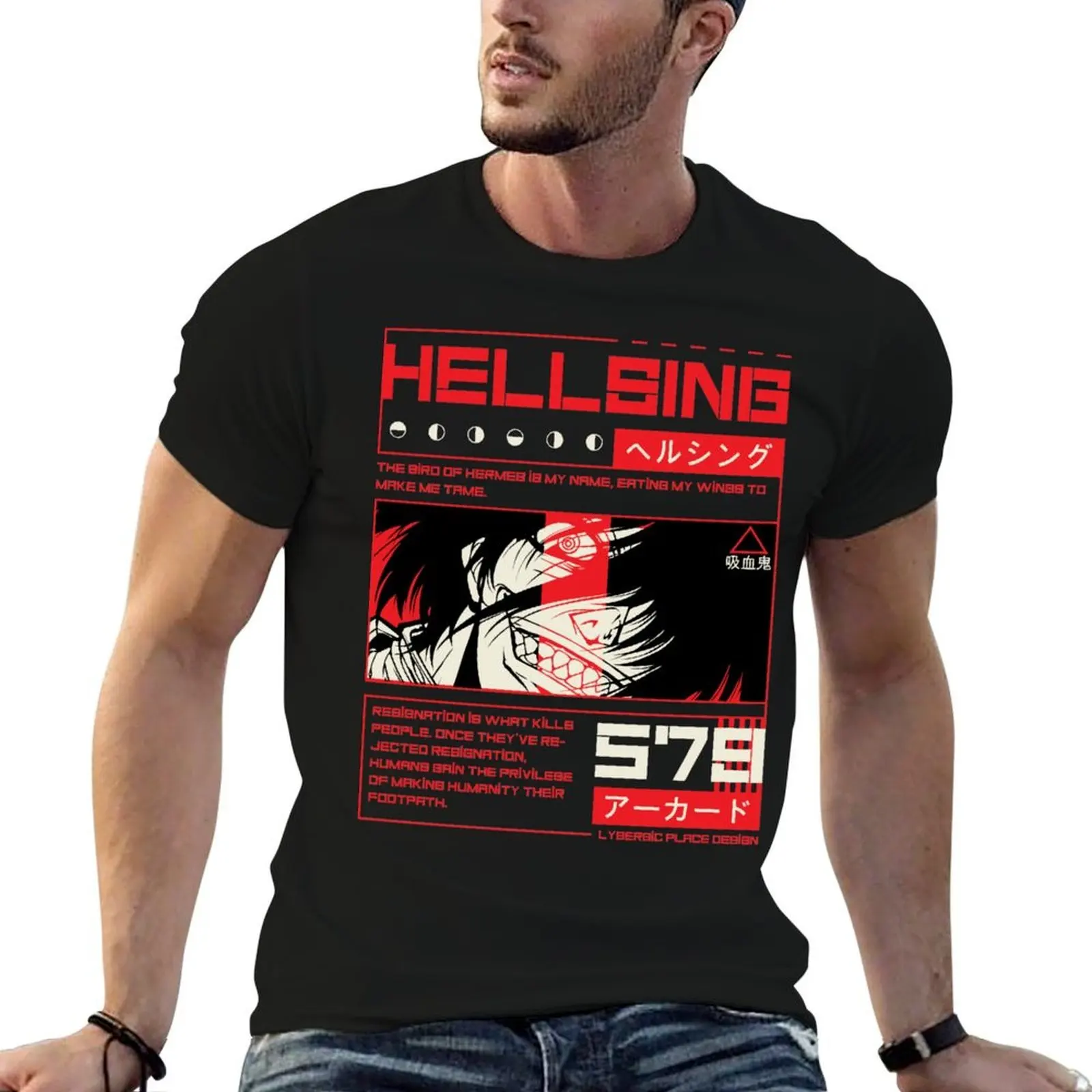 

Alucard - Hellsing T-Shirt man t shirts high quality luxury brand man t shirts graphic T-Shirt