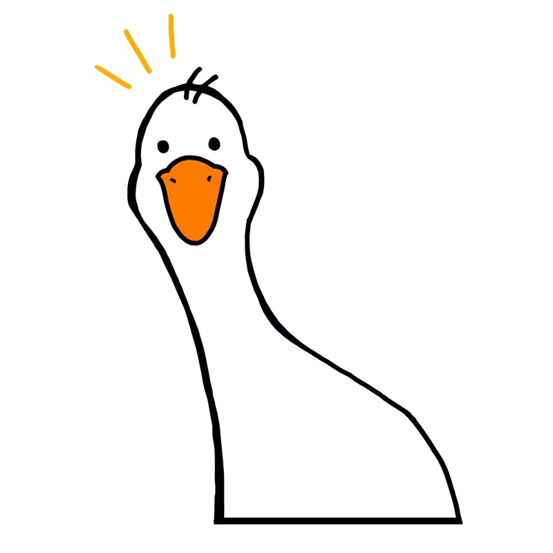 

Funny Duck Waterproof PVC Car Sticker – Durable & Decorative For Car Or Truck Windows And Body