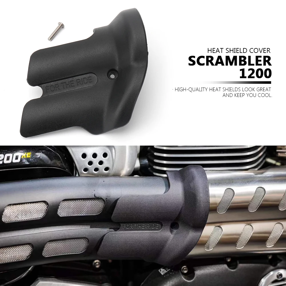 

For SCRAMBLER Scrambler 1200 Motorcycle Exhaust Pipe Heat Shield Cover Heat Insulation Anti-Scald Muffler Protector