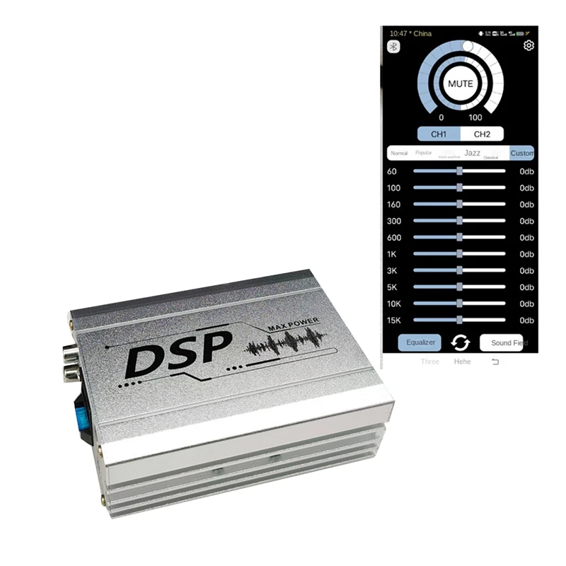 Metal Car Dsp Digital Audio Processor Navigation Machine Sound Quality Enhancement Effect 4 In 6 Out Dsp Car Power Amplifier