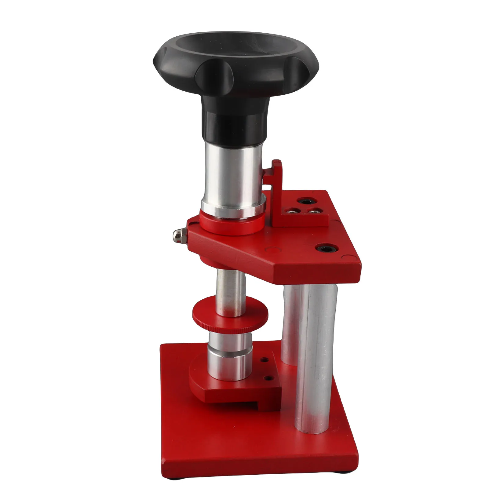 Watch Crystal Press Screw Type  Crystal Bezel Watch Back Case Cover Press Tool with 20 Dies Pressing Repair Watch Press