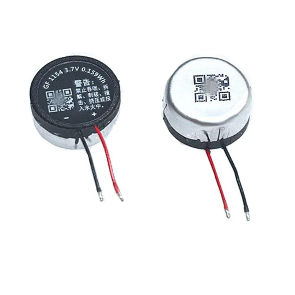 

2 шт./лот, сменная батарея GF 1154 3.7V для беспроводных наушников Xiaomi Redmi Buds 5 Pro / Buds 6 с шумоподавлением