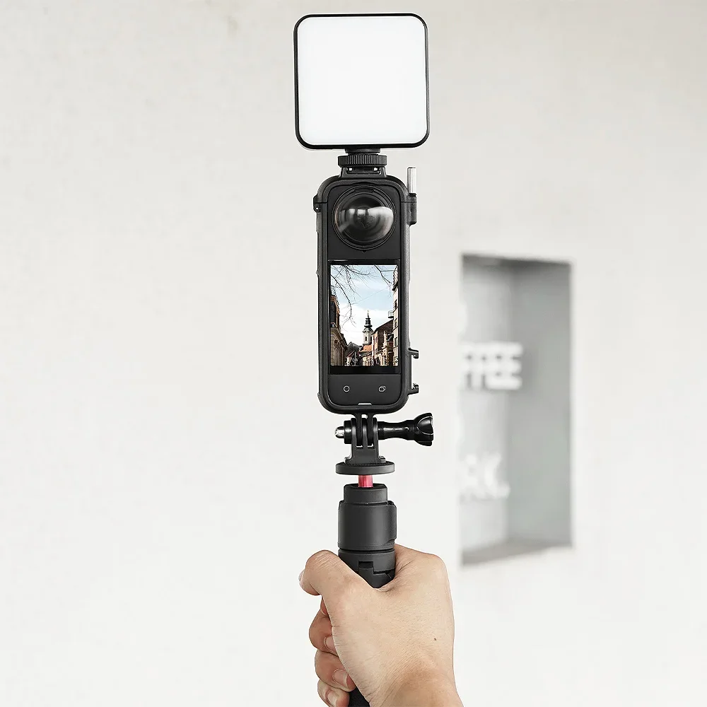 Flymys-Adaptateur pour appareil photo Insta360, étui de protection avec accessoires pour sabots froids, 6 000, 1/4