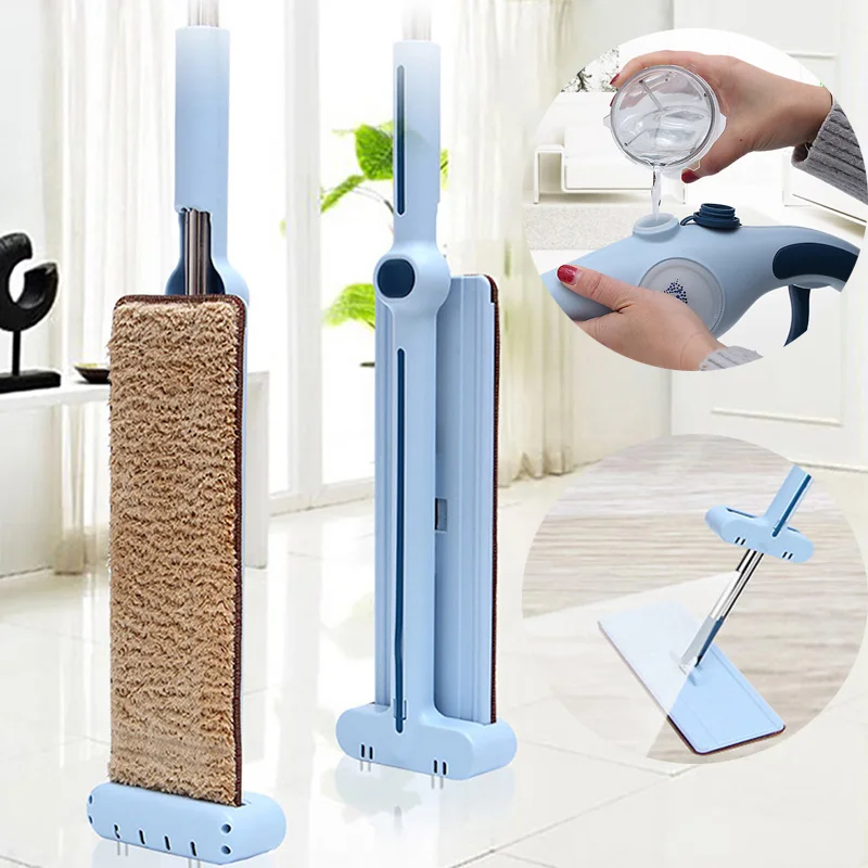 

Free Hand Wring Spray Mops For Washing Floors Household Cleaning Products Floor Cleaning Magic Mop Home And Kitchen Goods