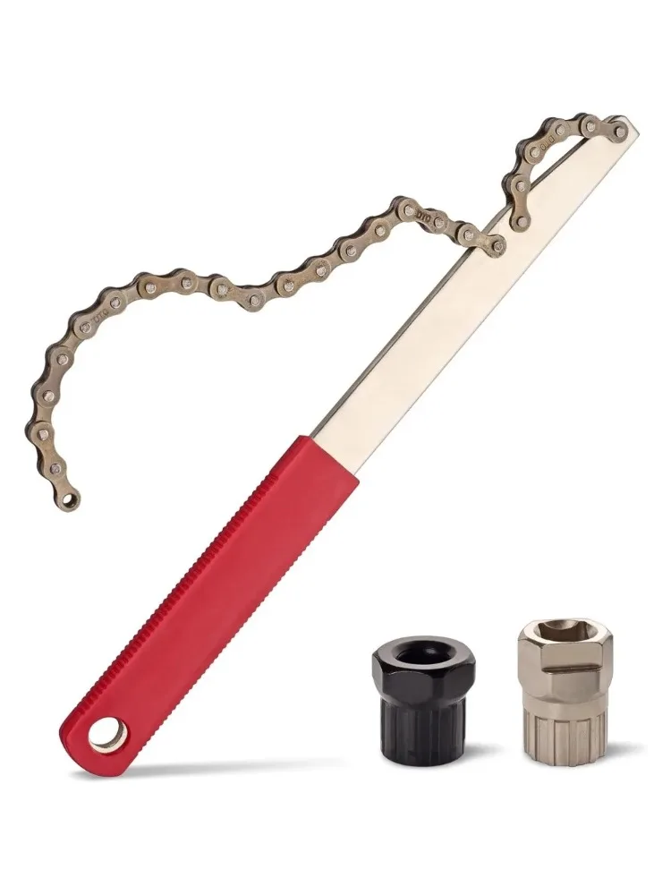 AliExpress NONE Bike Freewheel Removal Tool with Chain Whip and Bicycle Sprocket Removal Tools, Bicycle Cassette Lock Ring Removal