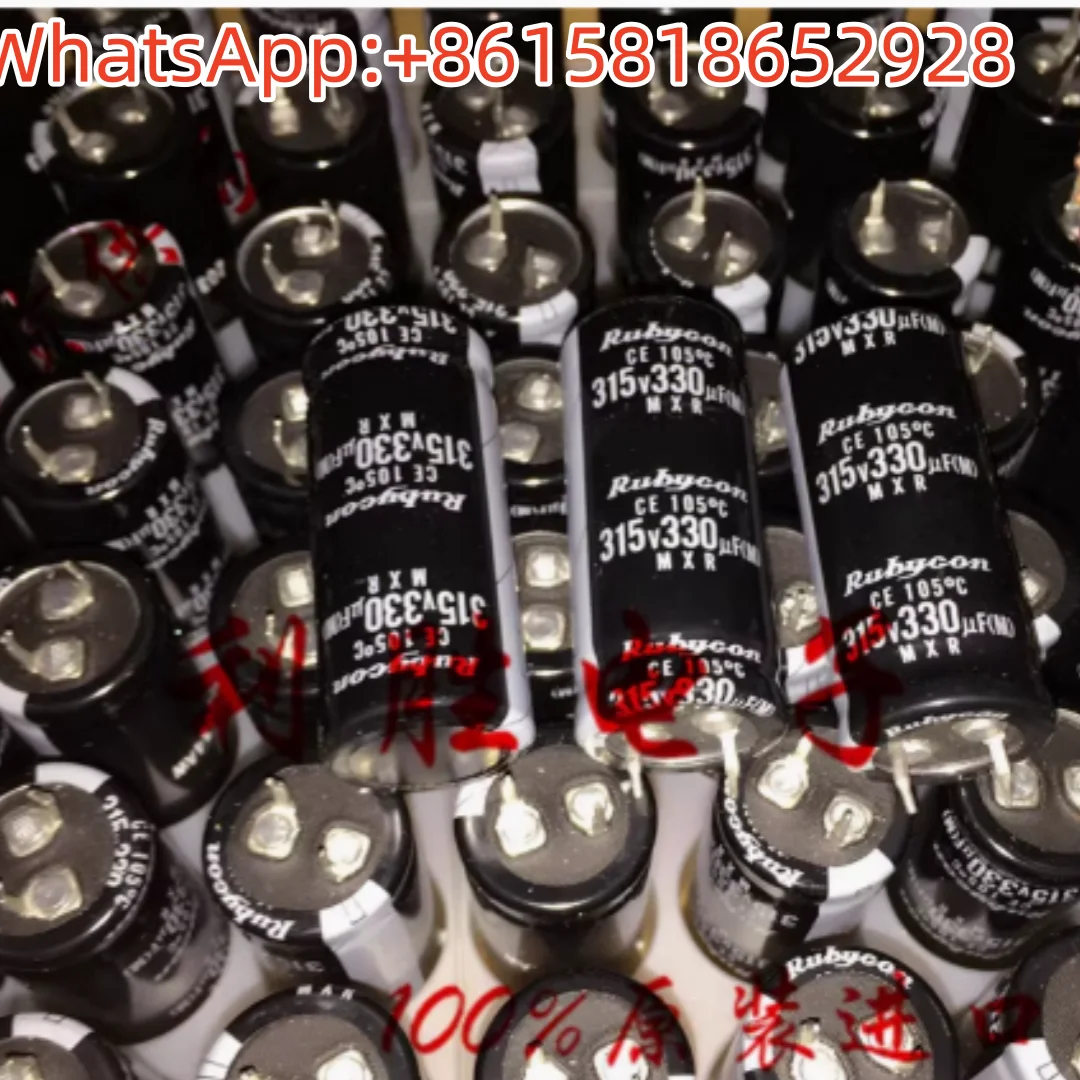 

2pcs 330UF 315V ruby capacitor 315V330UF 22X50 MXR replace 250V330UF