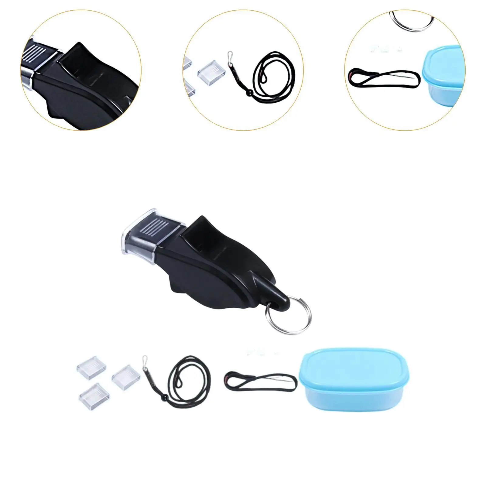 Sports Whistle Lightweight Multipurpose Loud Crisp Sound Training Whistle for Recreation Soccer Referees Training Officials