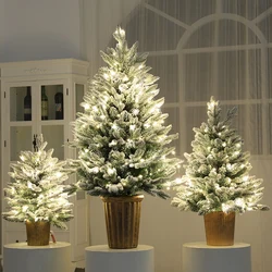 Christmas Decoration Luxury Simulation Snow Tip Encrypted Christmas Tree Window Shopping Center Props Scene Creative Home Decor