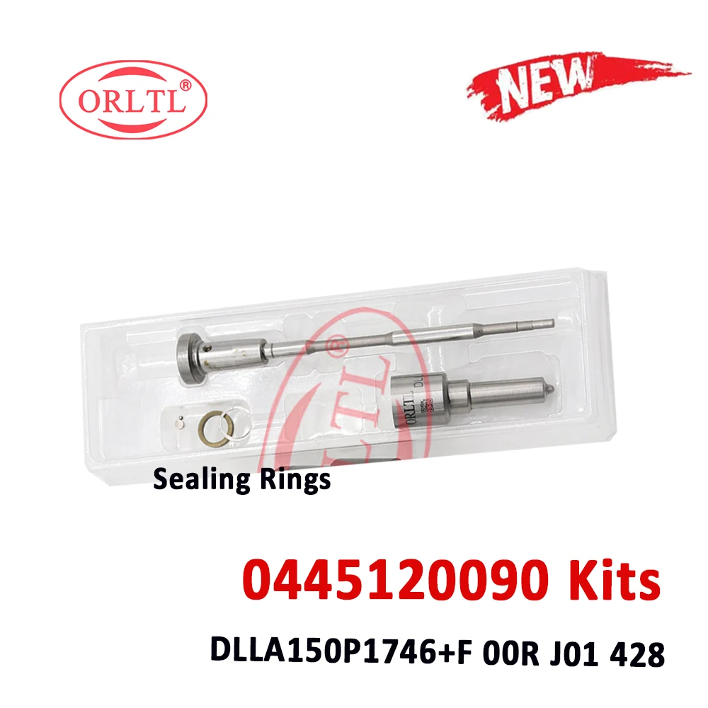 

ORLTL Diesel Injection Repair Kits DLLA150P1746 Nozzle 0433172068 Valve F00RJ01428 For BOSCH 0445120090 FUEL INJECTOR