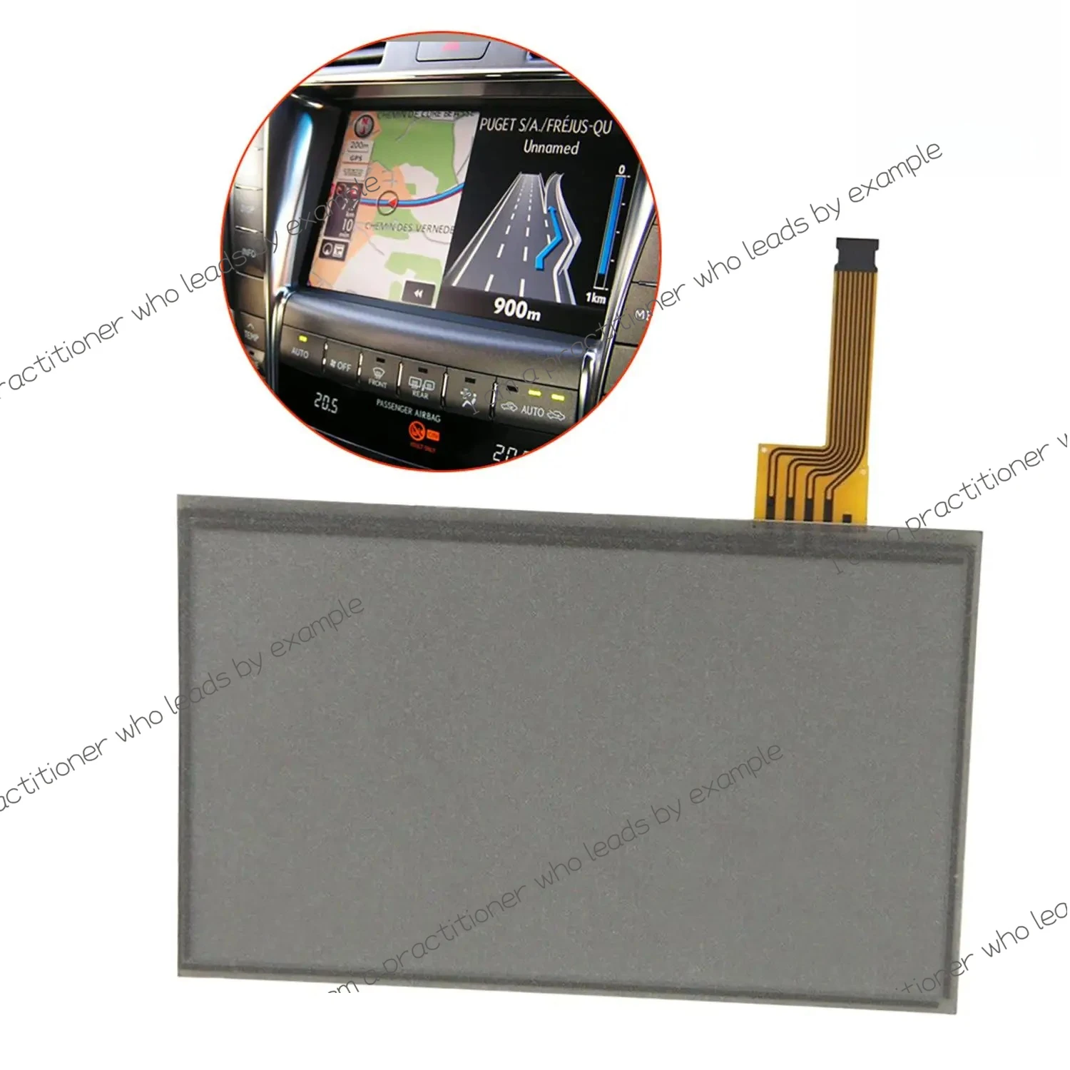 

7.3'' Car LCD Screen LTA070B511F LTA070B510F For Lexus IS250 IS300 IS350 In-Dash Navigation Display Monitor Replacement Parts