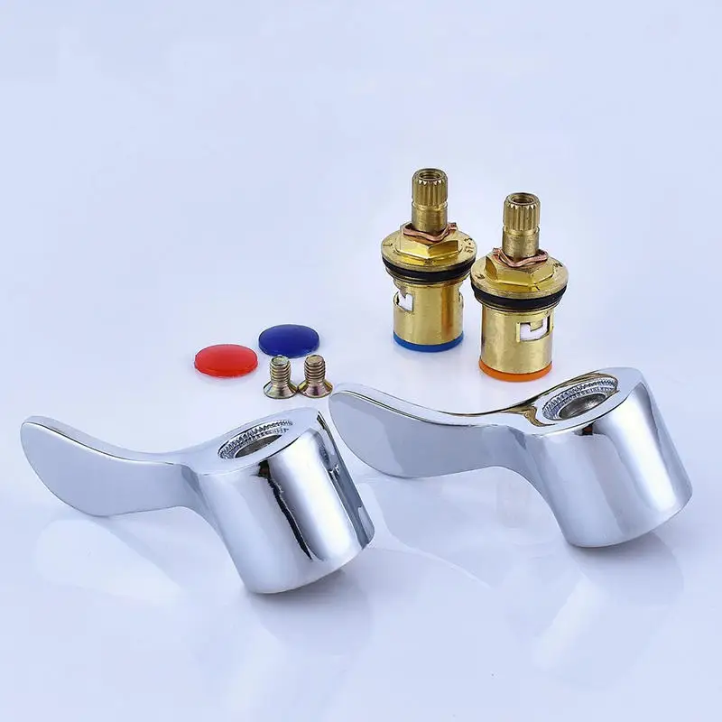 

1/2PCS Turn Use Basin Sink Tap Reviver Faucet Handle Replacement Lever Heads Conversion Kit For Kitchen Faucet Accessories