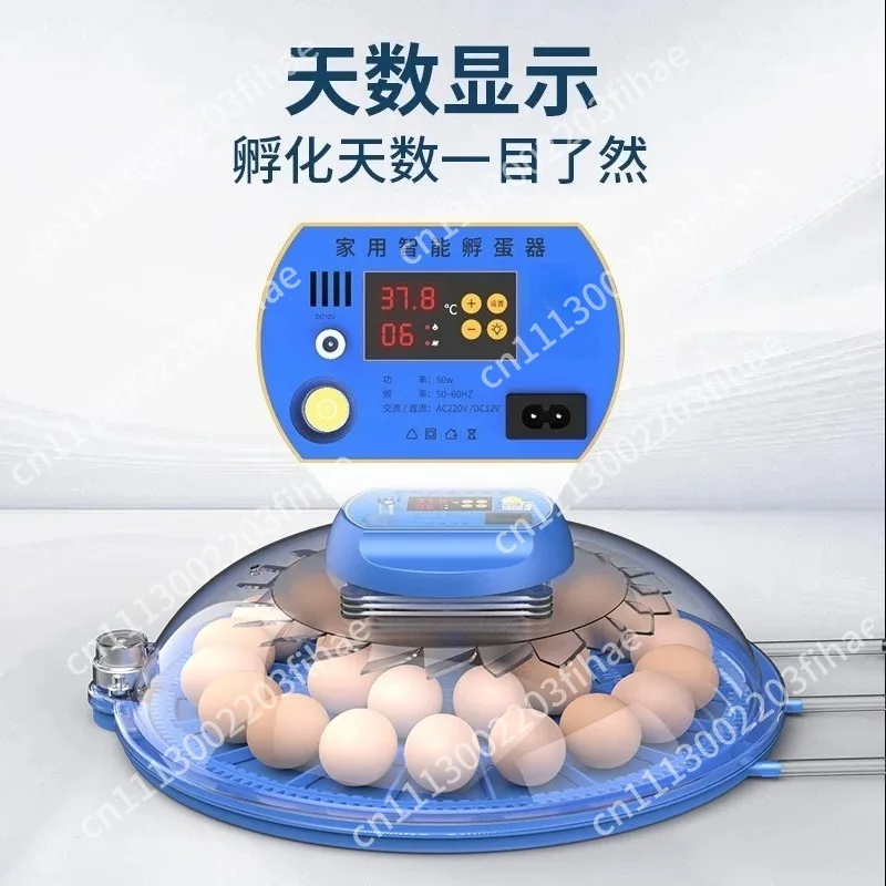 Fully automated smart incubator with intelligent temperature control heating and insulation - ideal for egg hatching and rearing