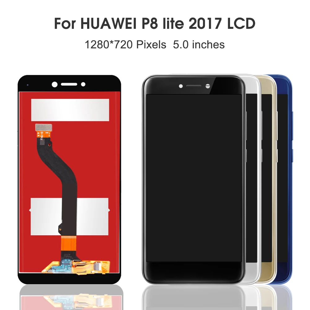 For HUAWEI 5.2\'\'P8 Lite 2017 For P9 Lite 2017 Honor 8 Lite TL10 LCD Display Touch Screen Digitizer Assembly Replacement