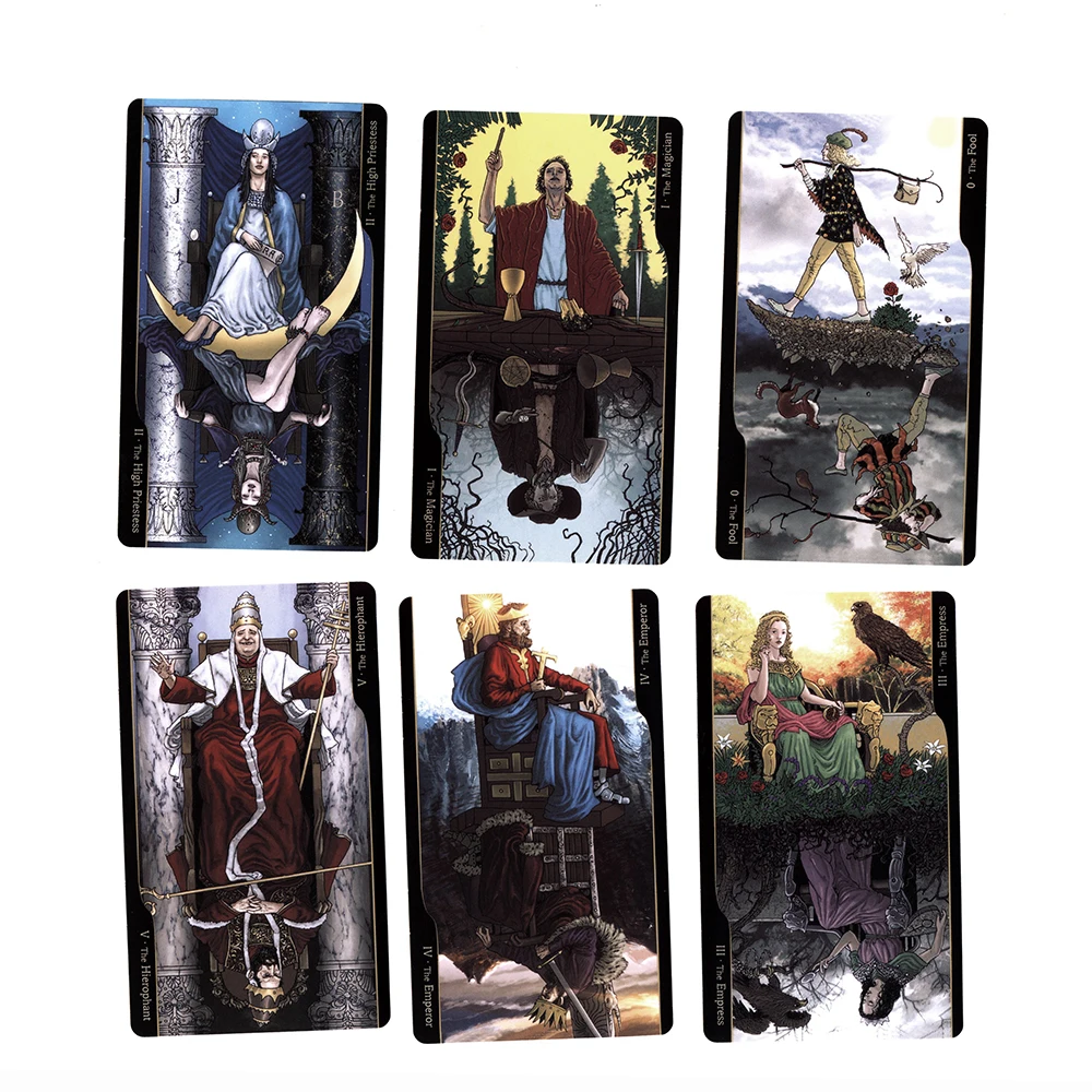 12CMX7CM Tarot divination of Oppositions Cards.tarot cards with guide book.tarot cards for beginners.tarot deck