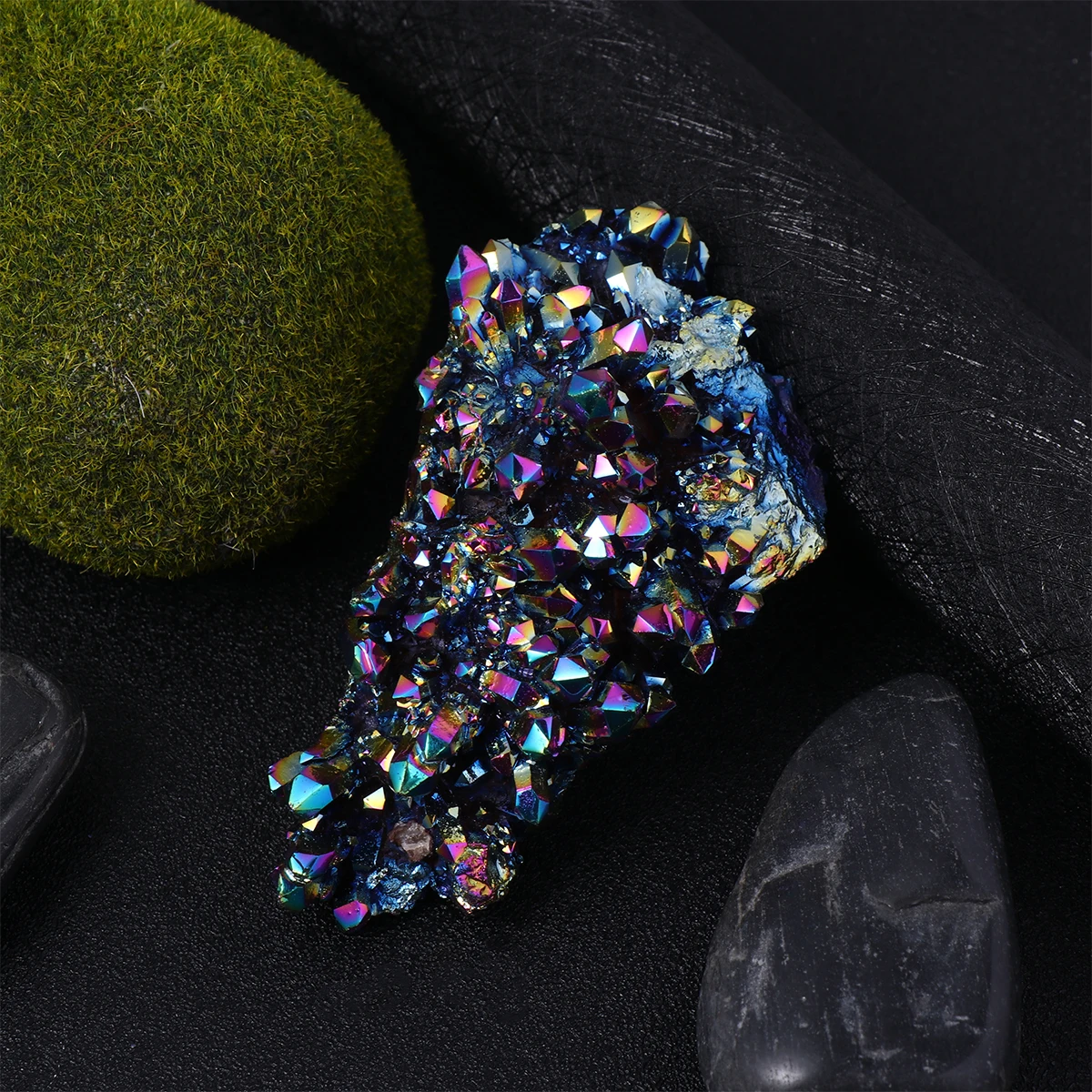 

1Pcs Colorful Natural Crystal Cluster About 100g for Fish Tank Aquarium Desktop Ornament DIY Gift Home Office Decor