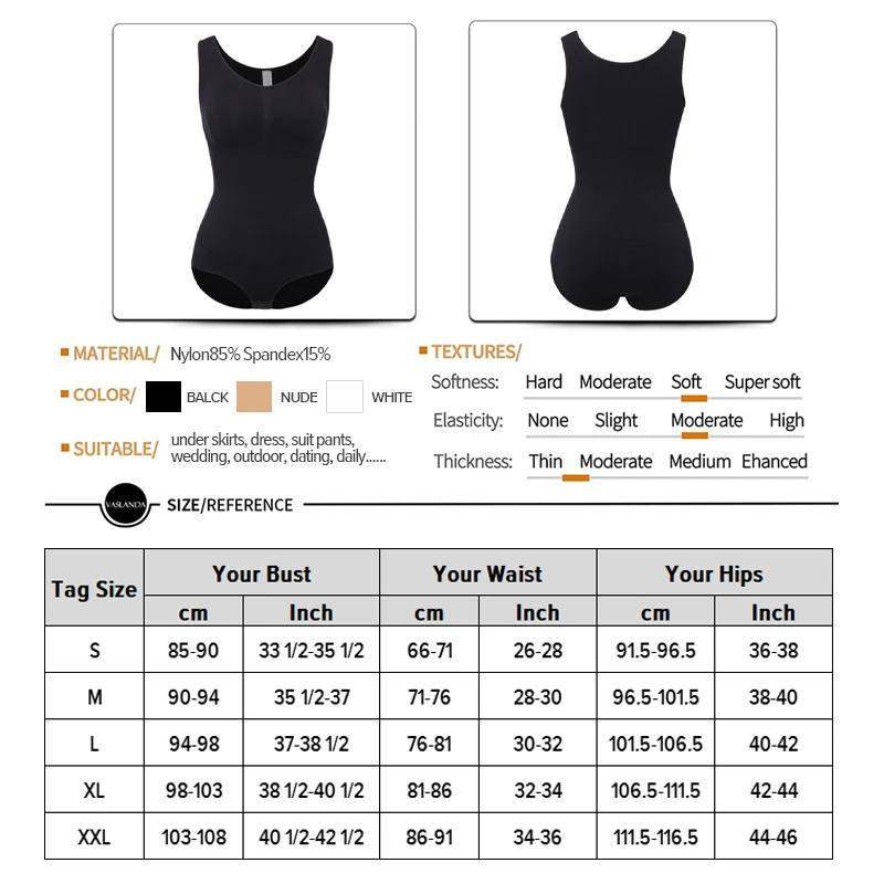 Women\'s Shapewear Bodysuits Waist Trainer Vest Slim Full Body Shaper Built-In Bra Camisole Tops Tummy Control Slimming Underwear