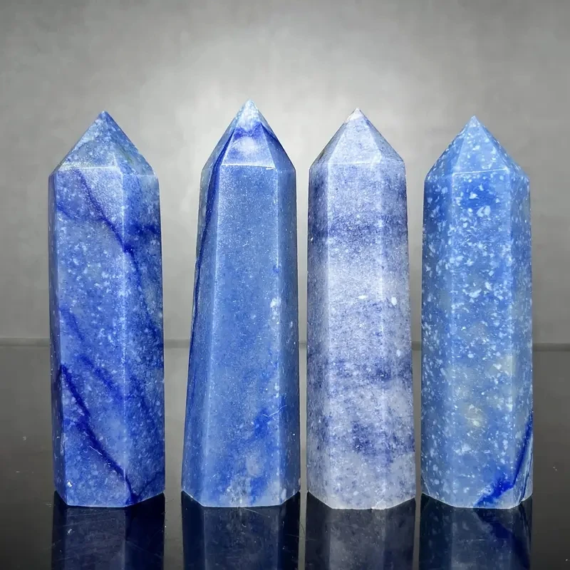 

Blue Dongling Pointed Pillar Elegant Home Decor, Unique Gift for Birthdays, Holidays Desktop Decoration