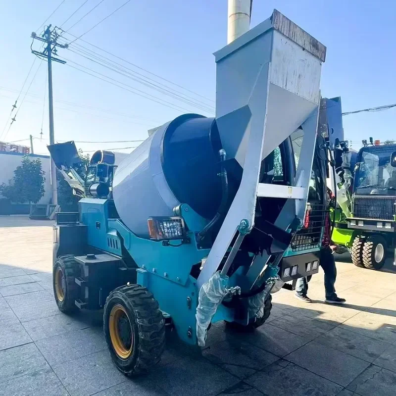 Produk laris mesin pompa beton efisiensi tinggi truk pompa beton Mixer beton beban mandiri ponsel