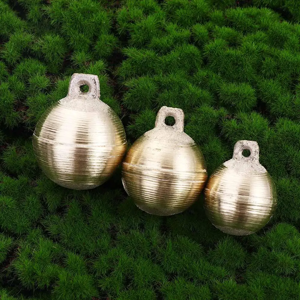 Pendentifs pour animaux de compagnie, pendentif DIY pour animaux, décorations de Noël en cuivre pur, cloche en cuivre, cloche pour chien, cloche en bronze, cloche ronde