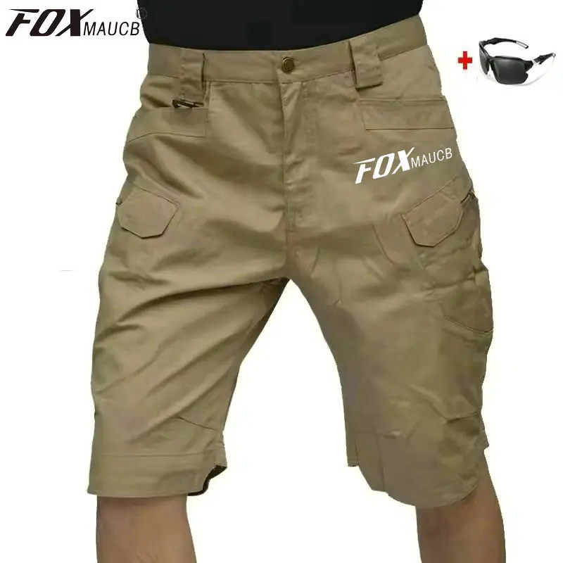 

2025 FOXMAUCB Breathable Men Gym Shorts Cycling Pants Men Bike Clothing Running Biker Shorts Motocross Windproof Cycling Short