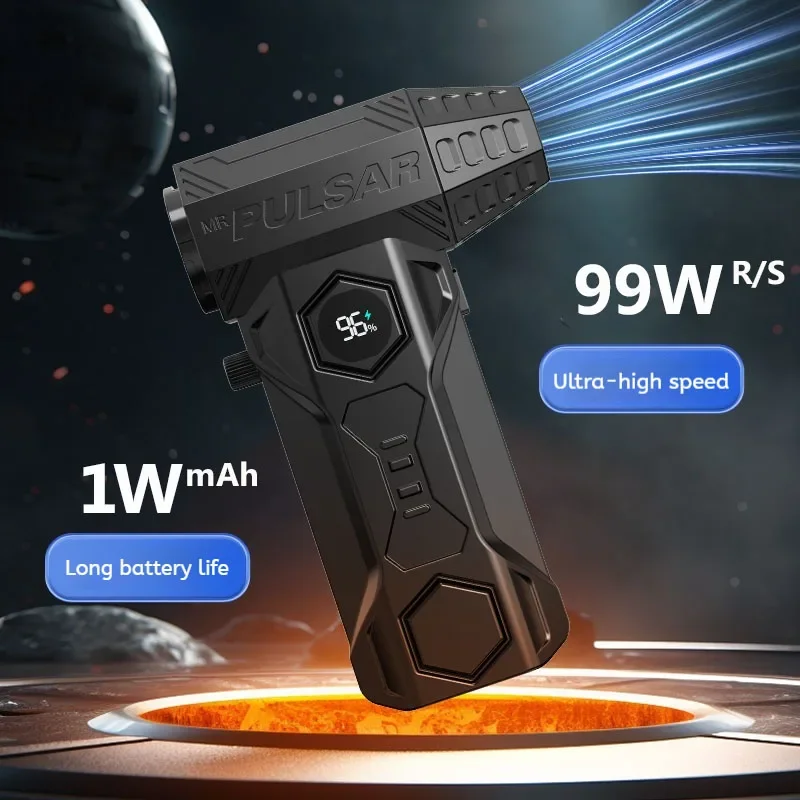 OnePlus X11Pro Turbo-Jet-Gebläse, 10.000 U/min, leistungsstarkes Luftgebläse, bürstenloser Motor, Turbo-Lüfter, Windgeschwindigkeit 70 m/s, 10.000 mAh, Souffleur-Luft