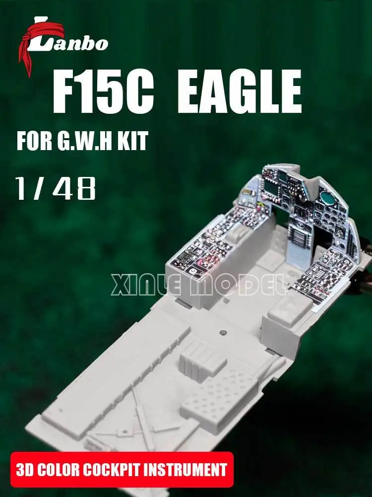 

Lanbo 3D Color Cockpit Instrument 48147 Американский F-15C EAGLE Адаптация Набор Great Wall 1/48