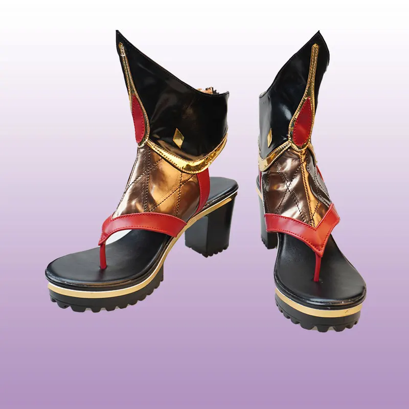 New Game Cosplay  Boots Game Genshin Impact Kuki Shinobu Shoes Halloween Party Costume Accessories Custom Made