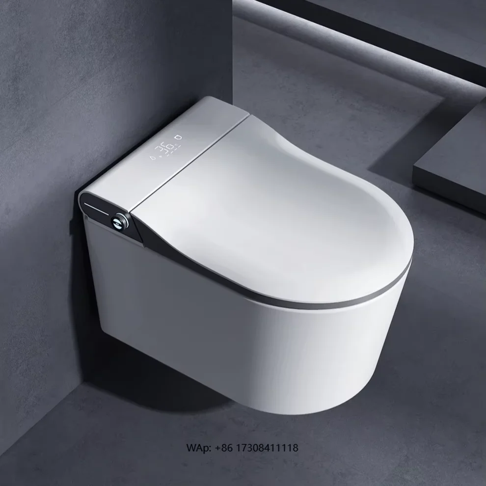 

Concealed Cistern Back to Wall Intelligent Wc Wall Hung Toilet Bowl Automatic Toilet Bidet Bathroom Wall Hung Smart Toilet