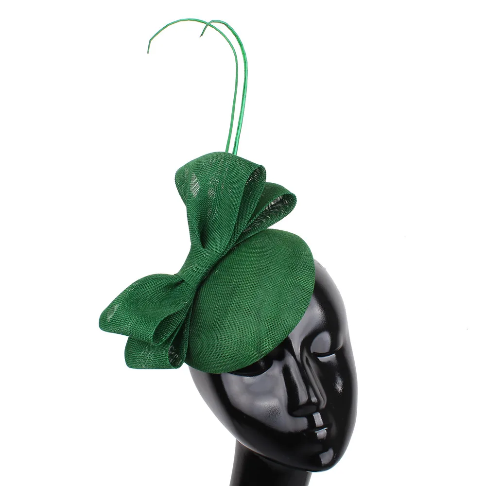 Eleganter Damen-Fascinator für Hochzeitsgäste, Erwachsenen-Party-Kopfbedeckung, Polyester-Brautkopfschmuck SYF127 Haaraccessoires – Detail 6