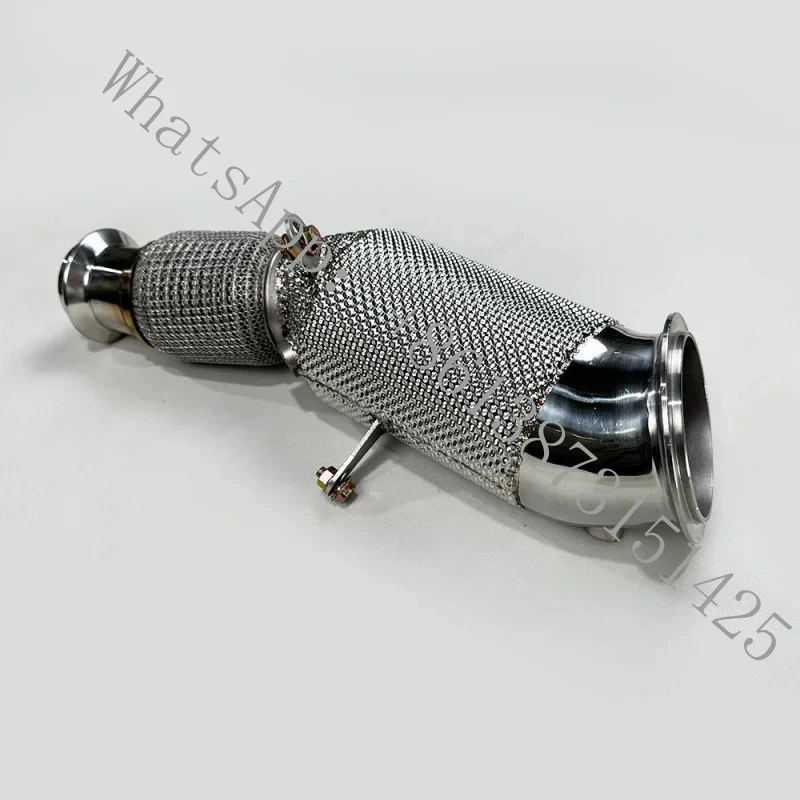 High-flow Sports Downpipe Exhaust Pipes Z4 E89 2.0T N20 Engine Exhaust System Catalytic Converter with Heat Shield