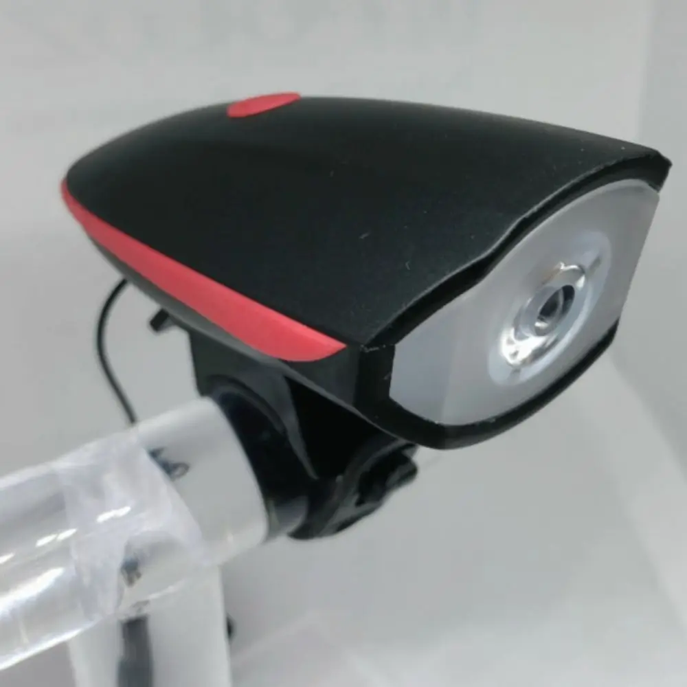 New Plastic Bicycle Light Horn 5 Colors Waterproof Wide-Range Light USB Rechargeable Ultralight Headlight image 4