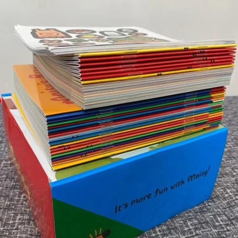 36 Volumes Maisy Mouse Wave English Picture Book Children Kids Sticker Storybook IQ EQ Training Learning