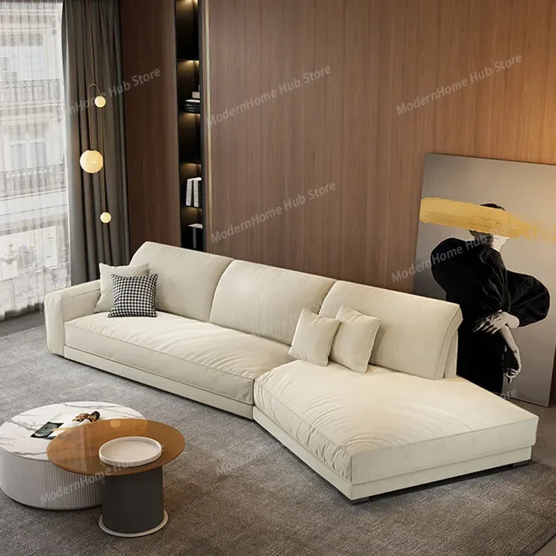 

Угловой диван-реклайнер для гостиной в европейском стиле, минималистичный, большой, из велюра, с компрессионным наполнителем