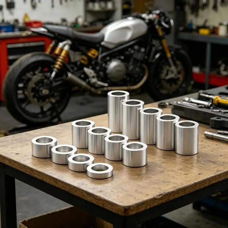 Pack Of 13 Aluminum Wheel Spacer Set For 3/4 Inch Motorcycles Perfect Fit Models