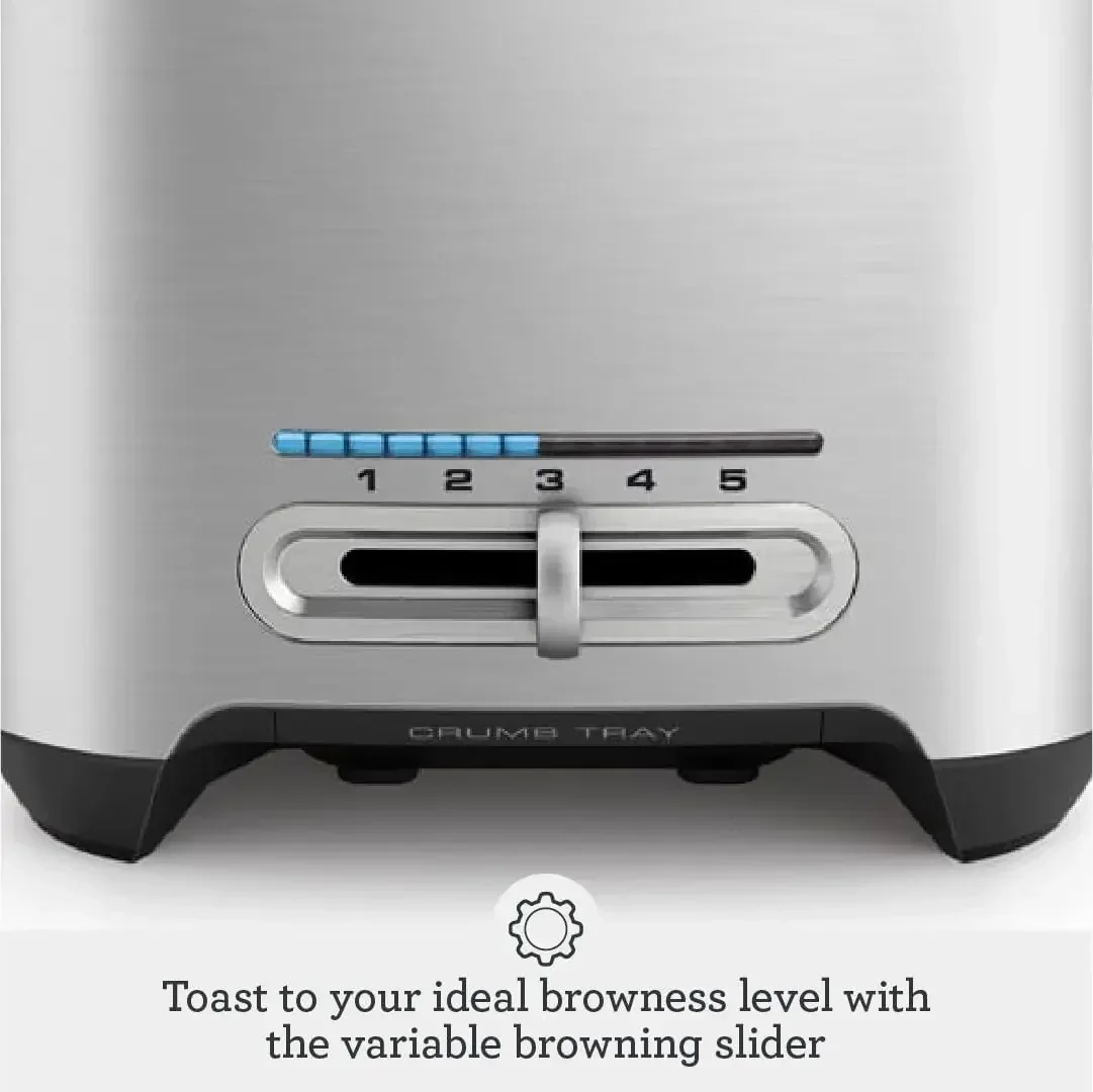 Smart Toaster Breville, 2 kromki, szczotkowana stal nierdzewna