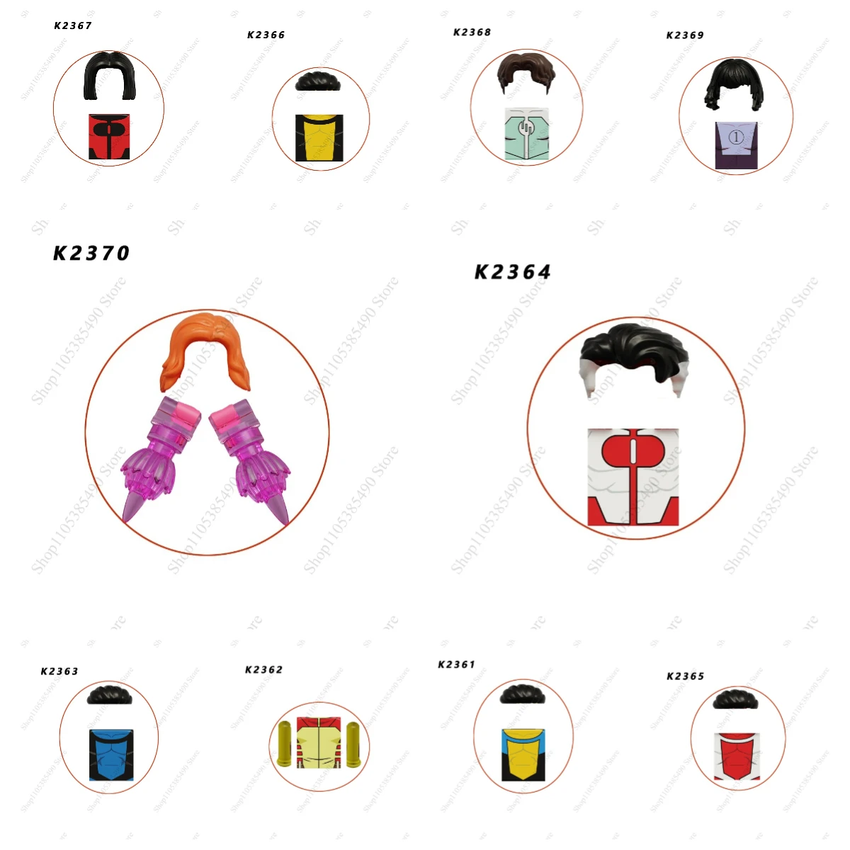 

KDL857 K2366 K2368 K2370 Movie Characters Mini Assembly Action Assembly Toys Children's Puzzle Toys Building Blocks Gifts