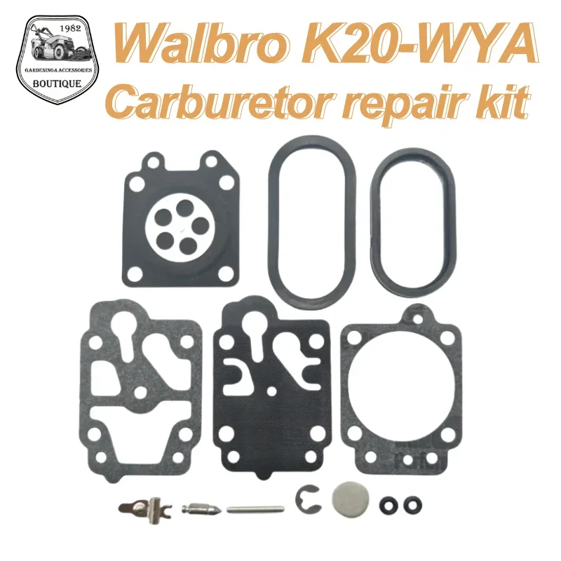 

Wa Bro K20-WYA Garden Mechanized Carburetor Repair Kit, Suitable for Lawn Mowers, Lawn Mowers, Chain Saw Engine Accessories Carb