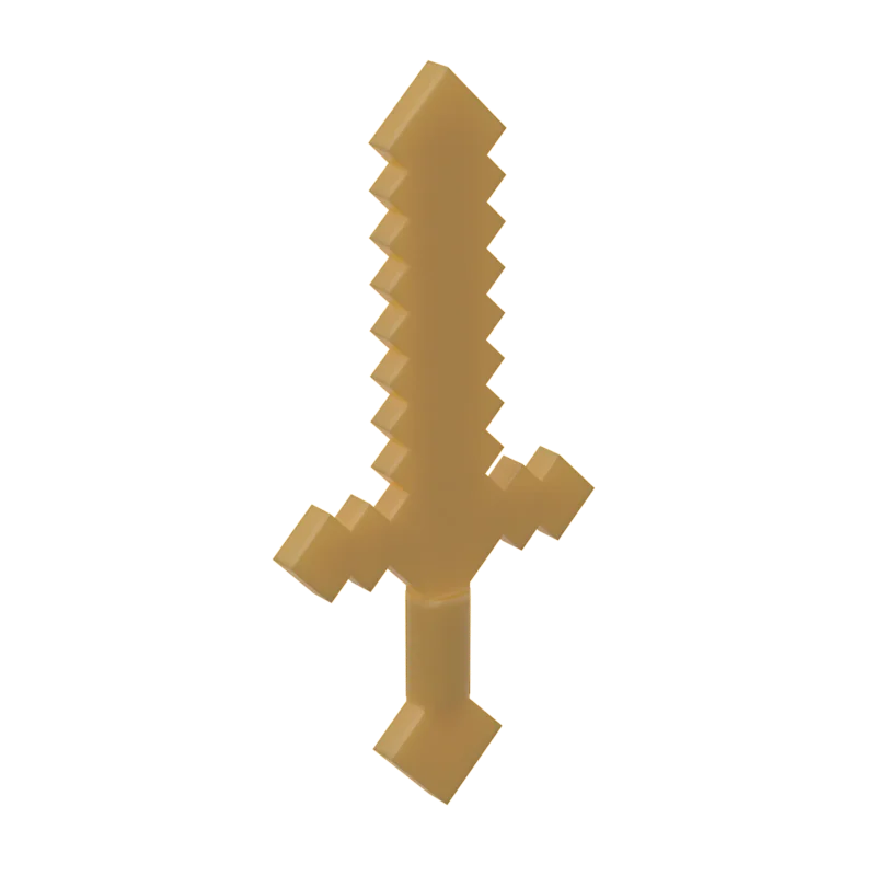 10Pcs MOC Parts 18787 Weapon Pixelated Sword Compatible Bricks DIY Assmble Building Blocks Particle Kid Puzzle Brain Toy Gift