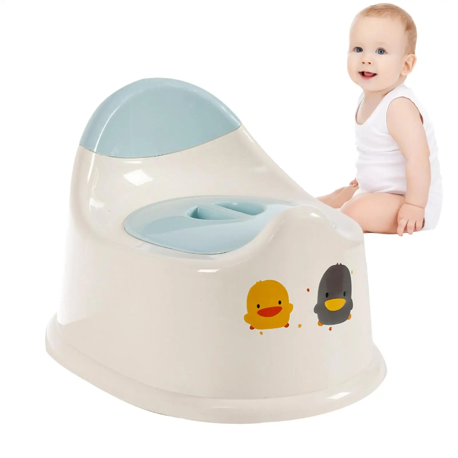 Toddler Potty Potty Seat Anti-Slip Portable Toddler Training Toilet Chair with Lid for Children Travel Boys Home view 4