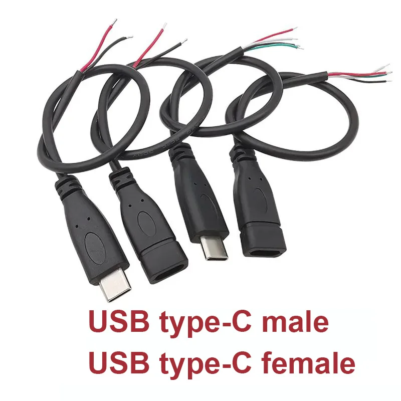 0,25 м USB Type C Мужской Женский