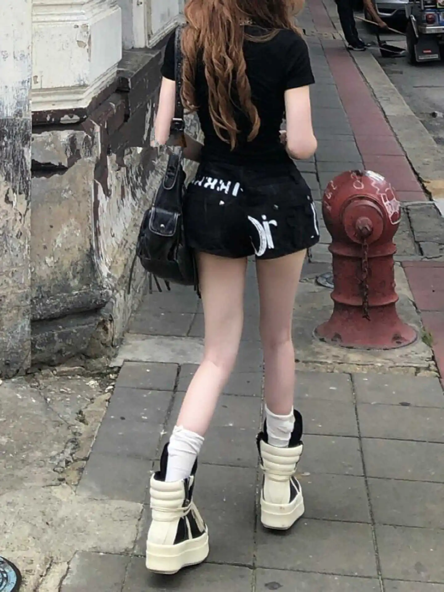 パンツ 00s L.G.B. mars hot denim mini pants y2k Se854e053b9e34dc38554f434ece3a