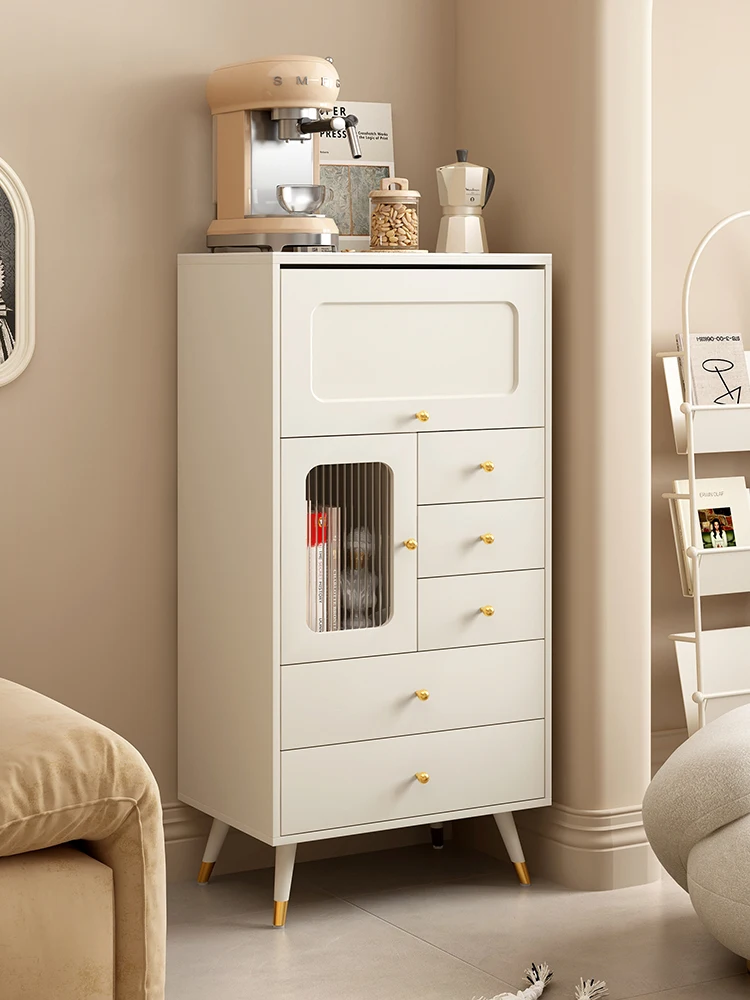 Kaishang French cream chest of drawers Living room integrated large-capacity storage cabinet