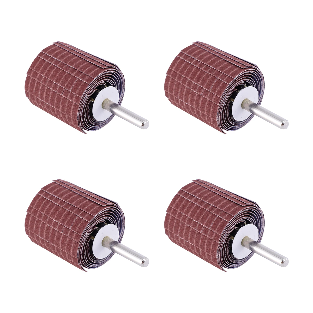 

4pcs Emery Cloth Metal Material Cone Shape Sandpaper Polishing Tool Grinding Head Pad Tools Polishing Wood Carving Brass